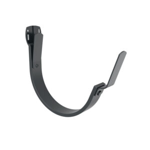 Gutter brackets with special mounting method