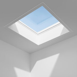 Roof windows for flat roofs