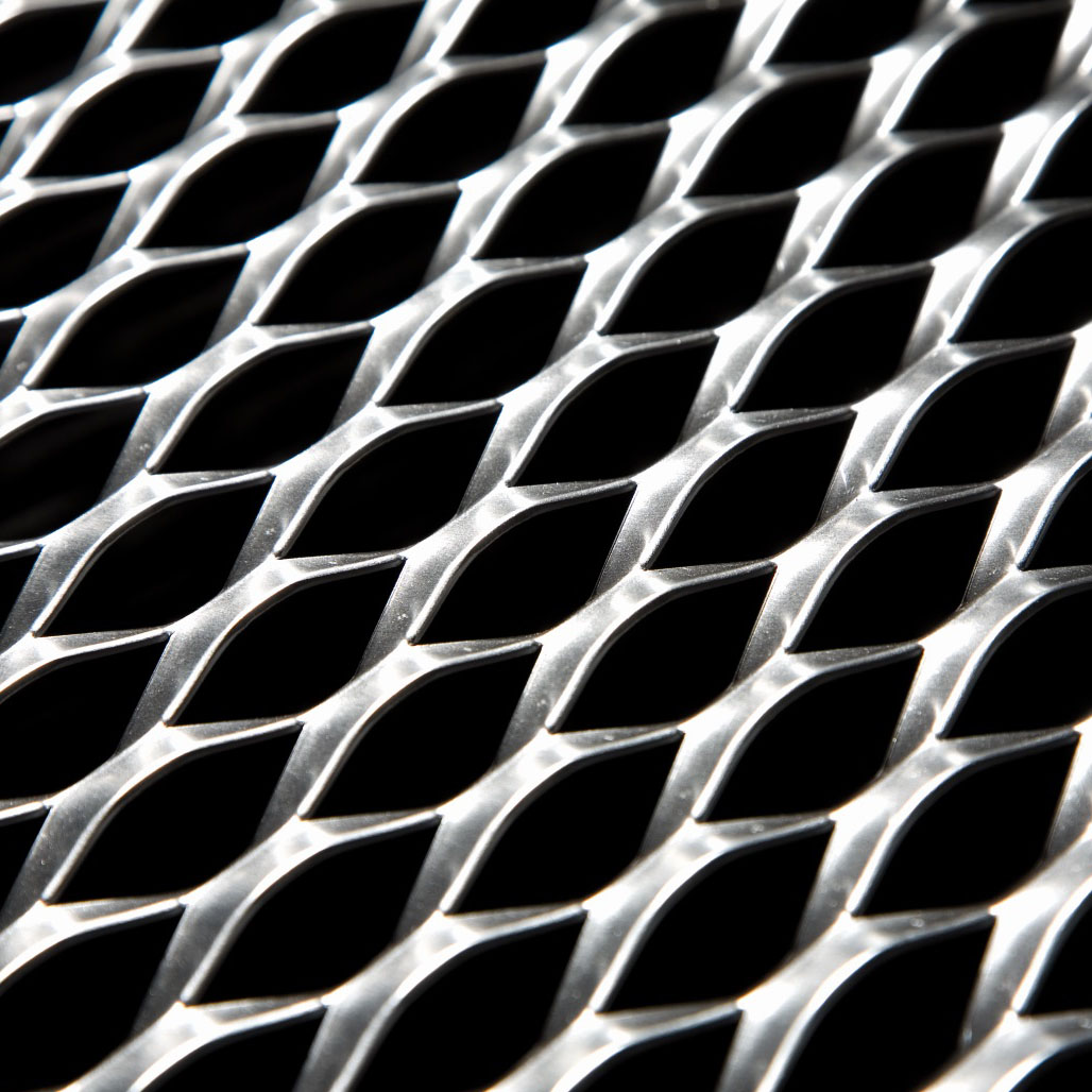 Expanded sheet metal