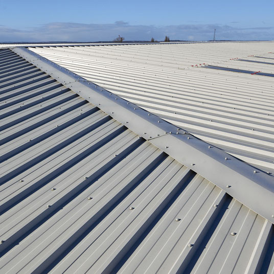 Trapezoidal roofing